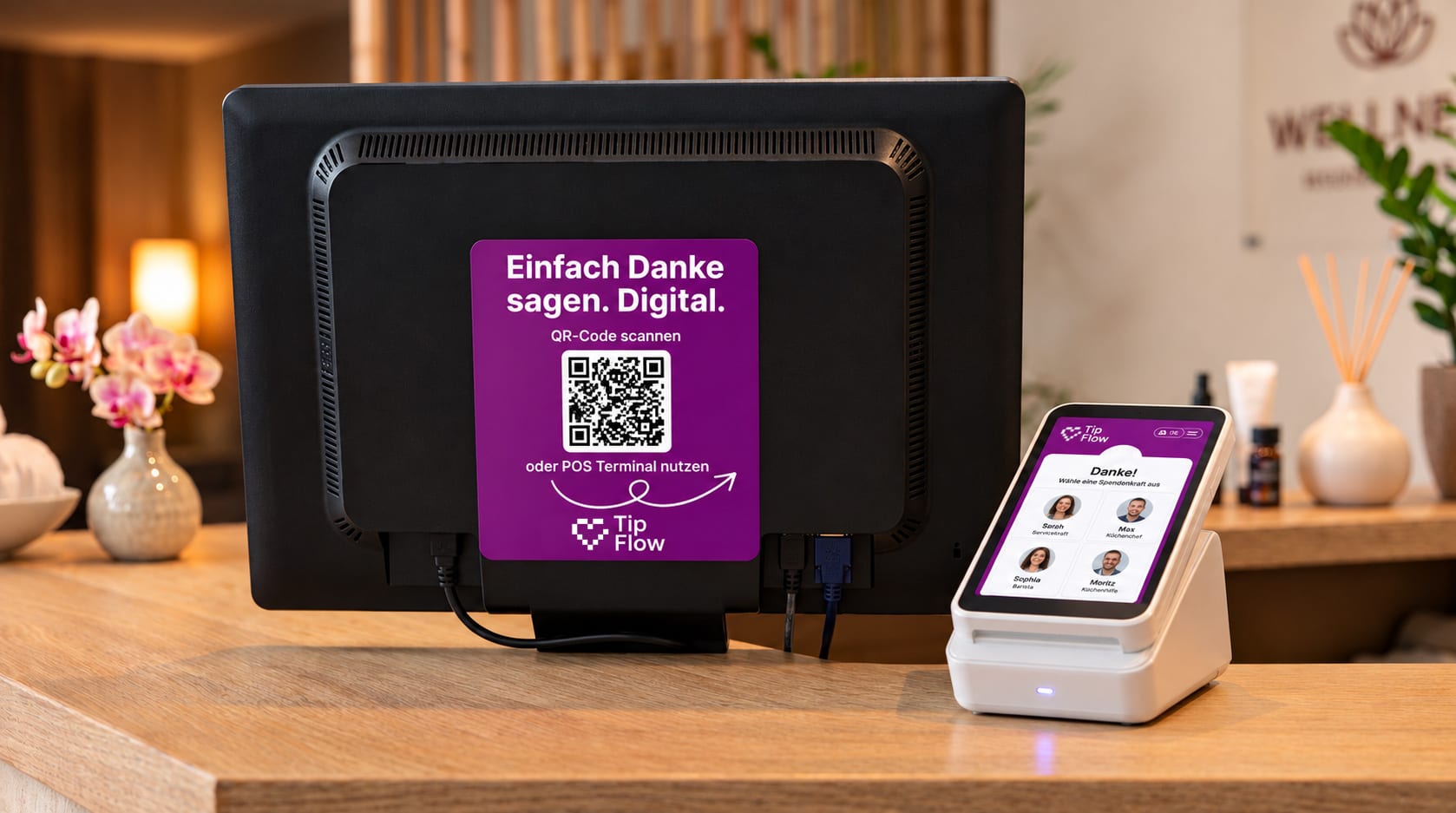 TipFlow QR-Code Sticker