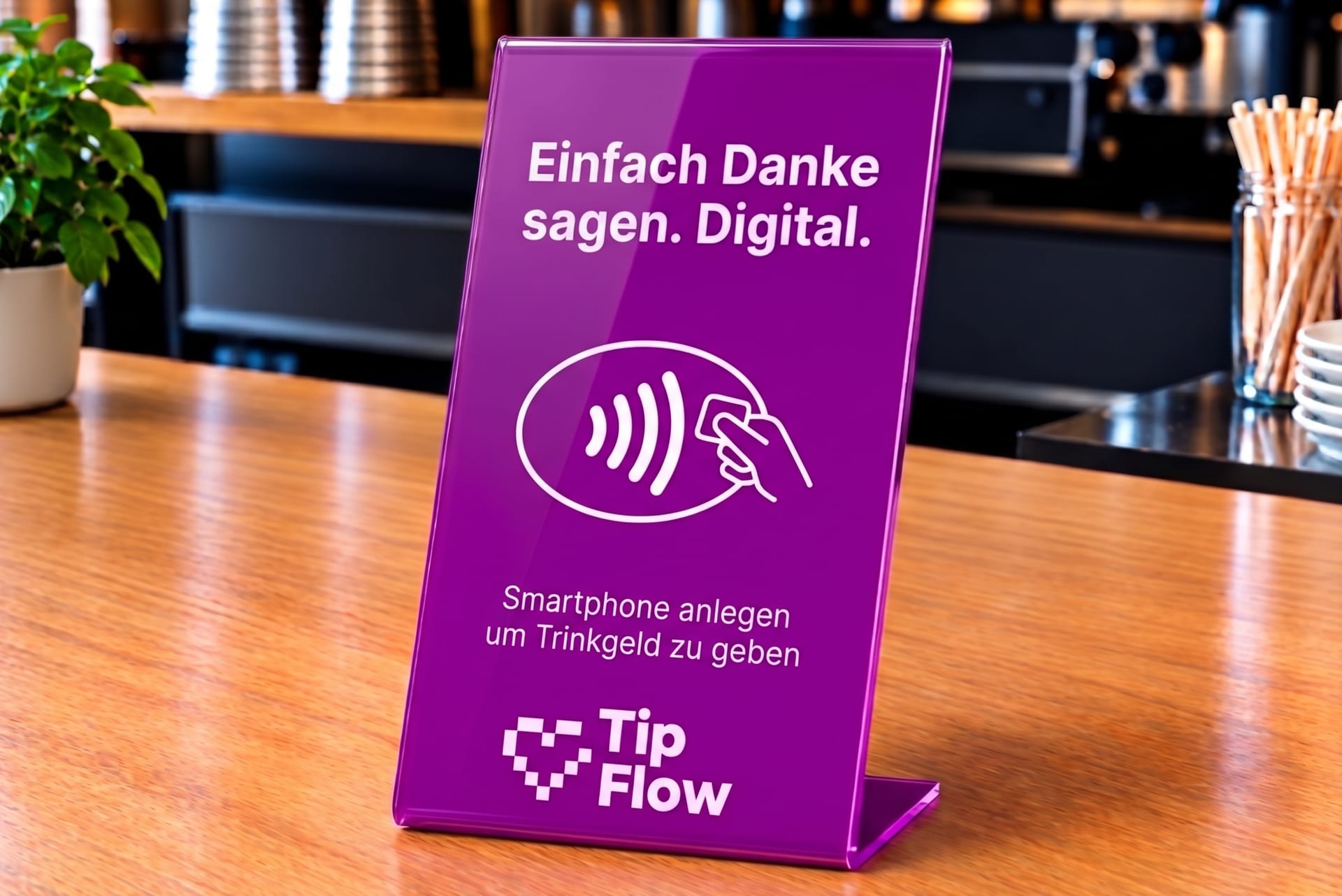 NFC Tischaufsteller