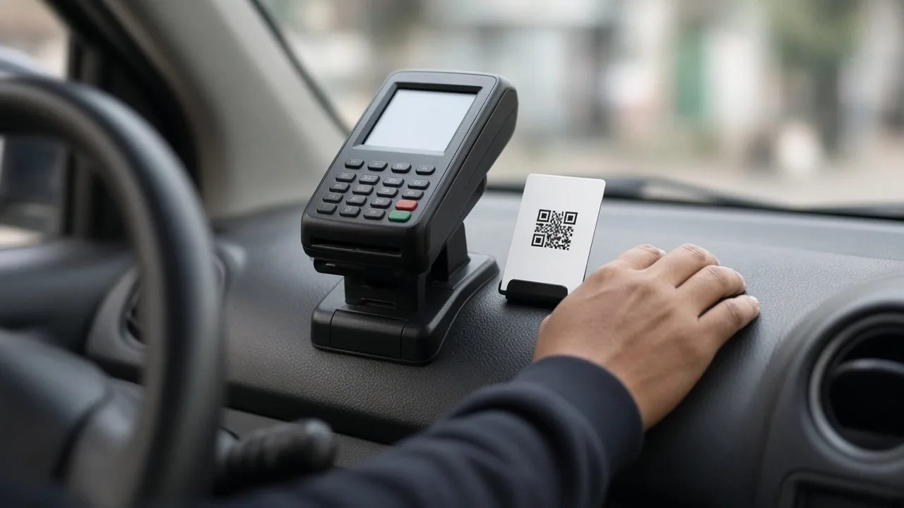 QR am Display / Beleg
