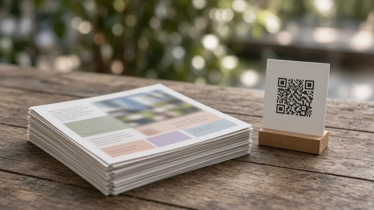 QR auf Vereins-Flyern